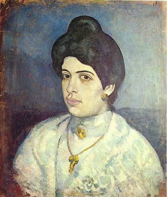 Picasso Portrait of Corina Romeu 1902